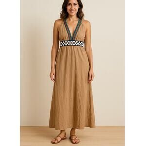 Corey Lynn Calter Ribbon Detail Maxi Dress